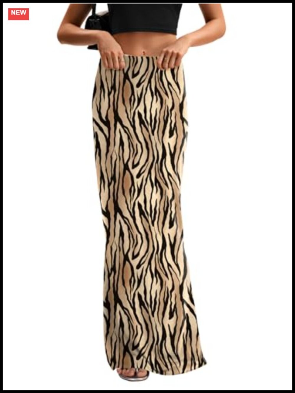 Women's High Waist Elastic Flare Bodycon Maxi Skirt Slim Fit